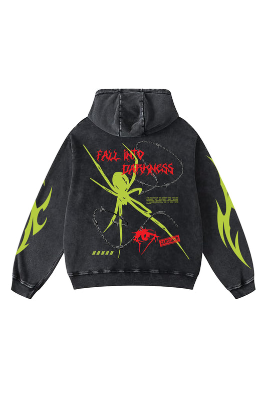 Darkness Designed Oversized Hoodie