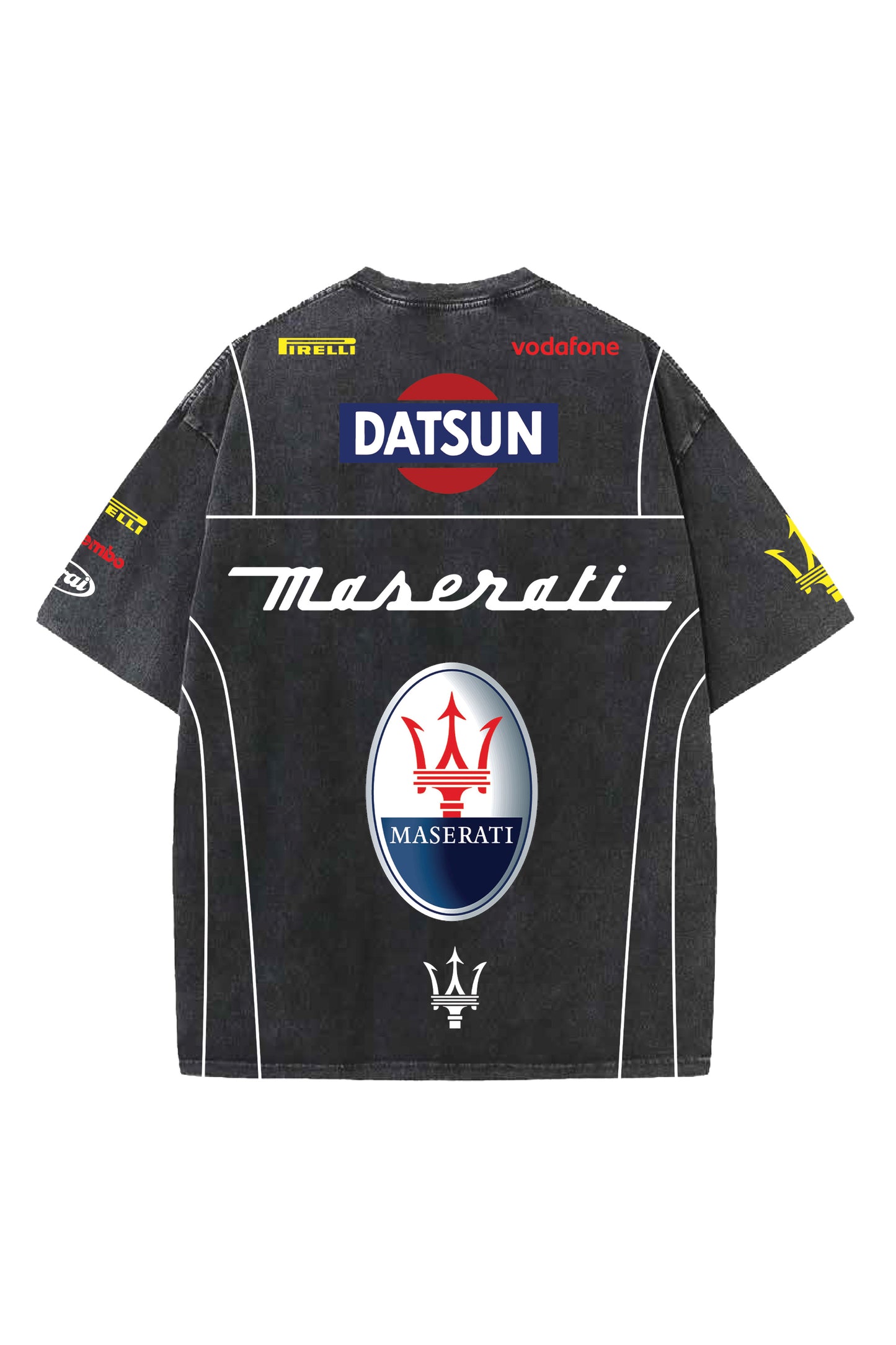 Maserati Designed Premium Heavyweight Oversized T-shirt