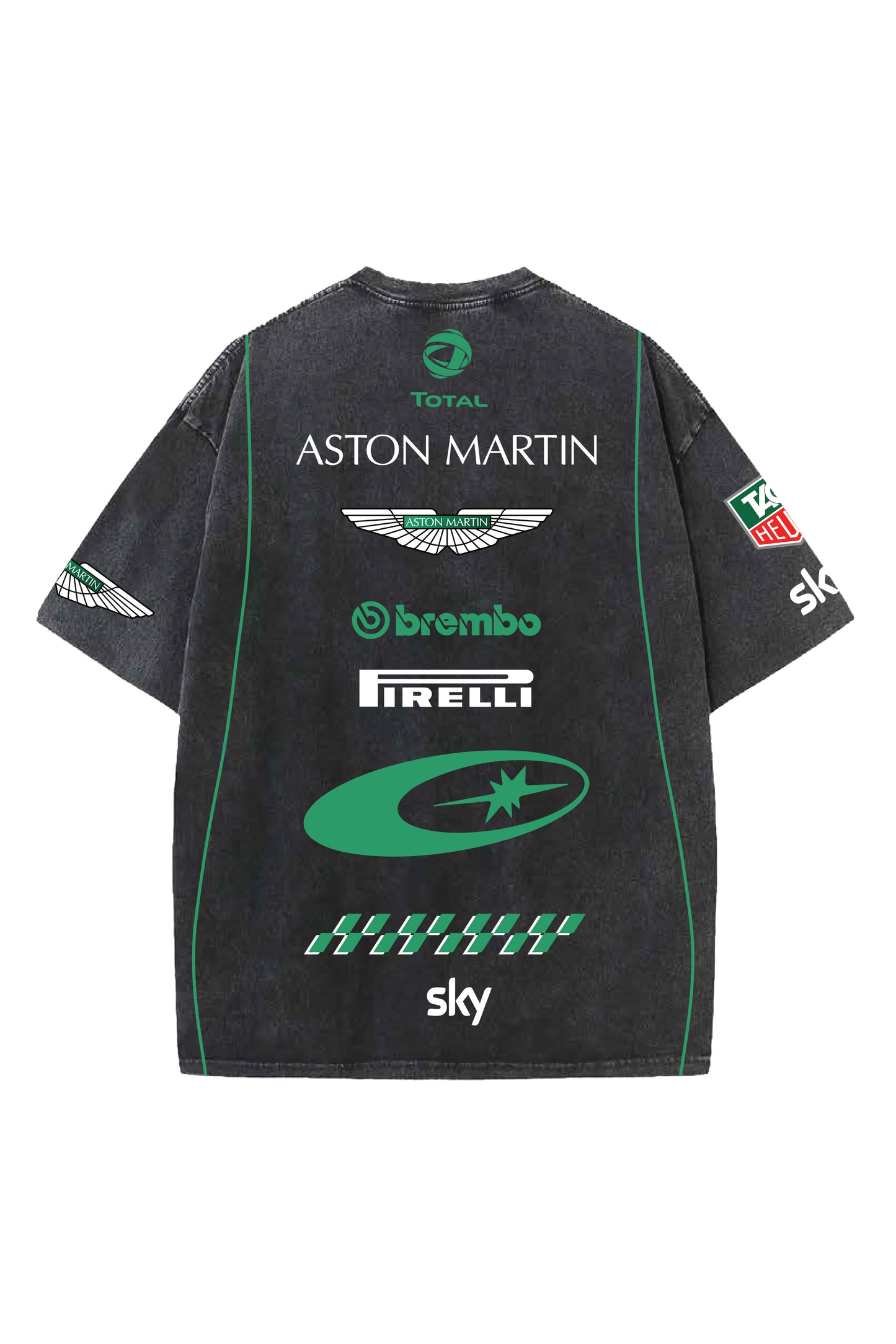 Aston Martin Designed Premium Heavyweight Oversized T-shirt