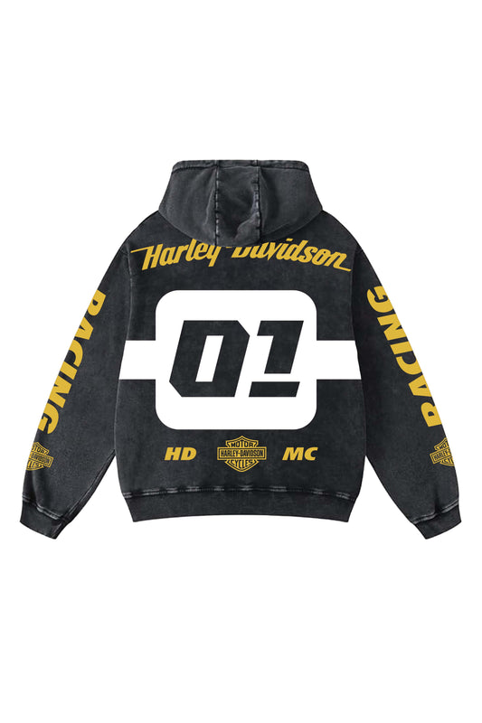 Harley Davidson Designed Oversized Hoodie