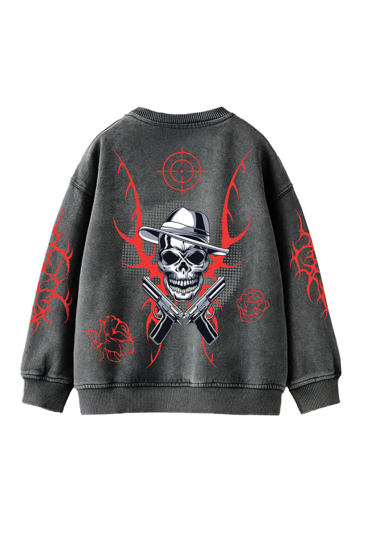 GunsNRoses Designed Oversized Sweatshirt