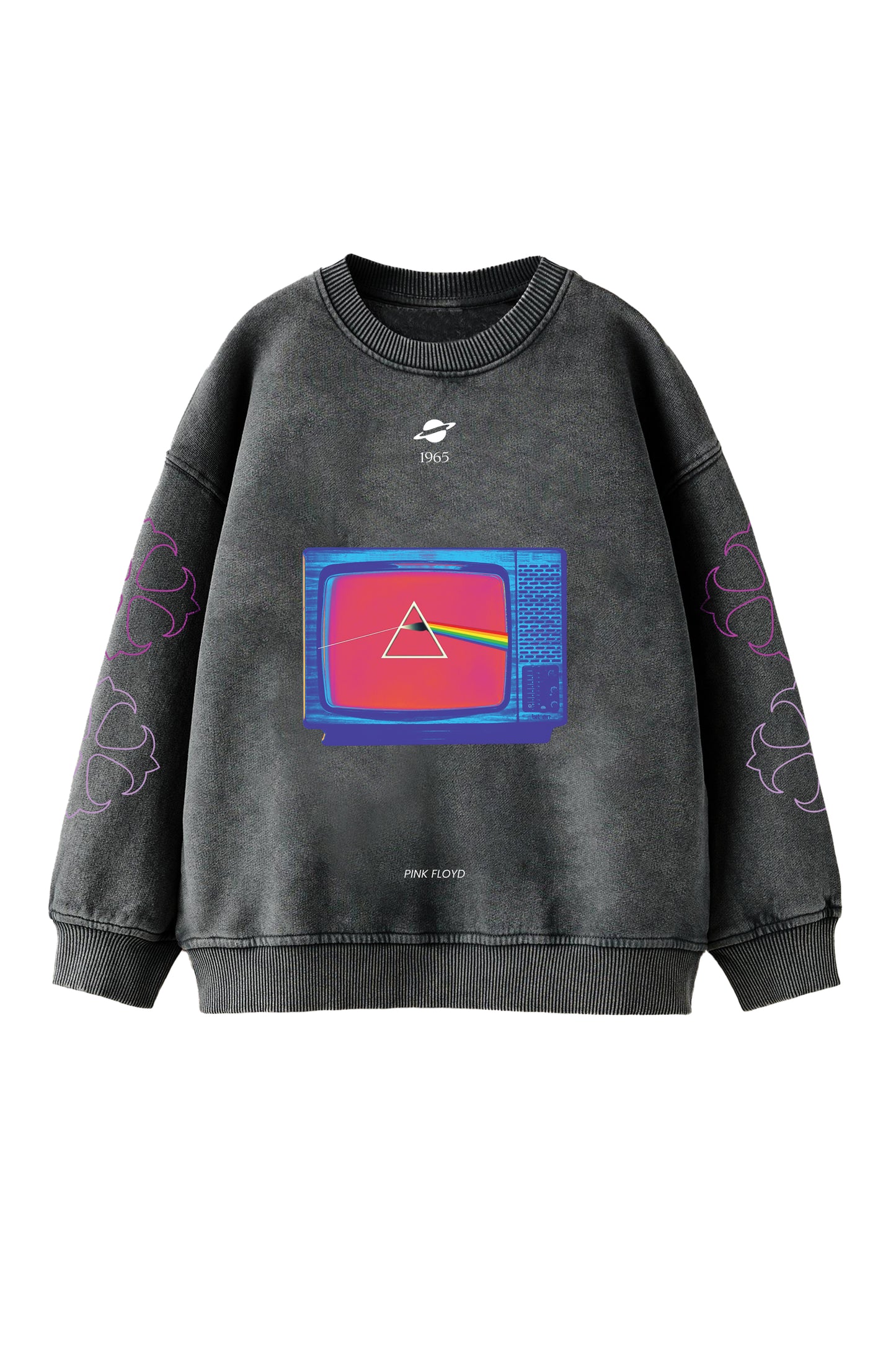 Pink Floyd Designed Oversized Sweatshirt