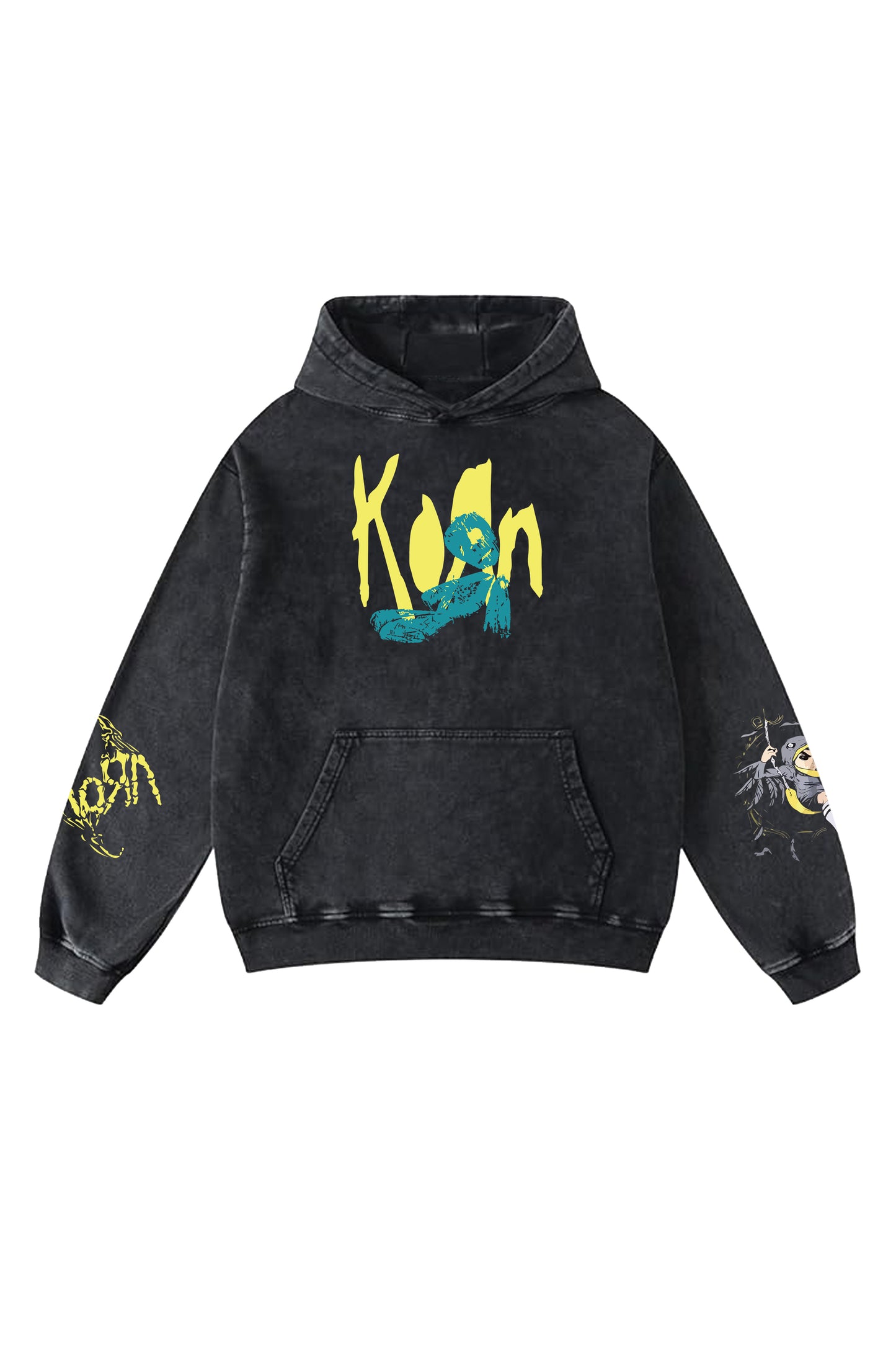 Korn Designed Oversized Hoodie