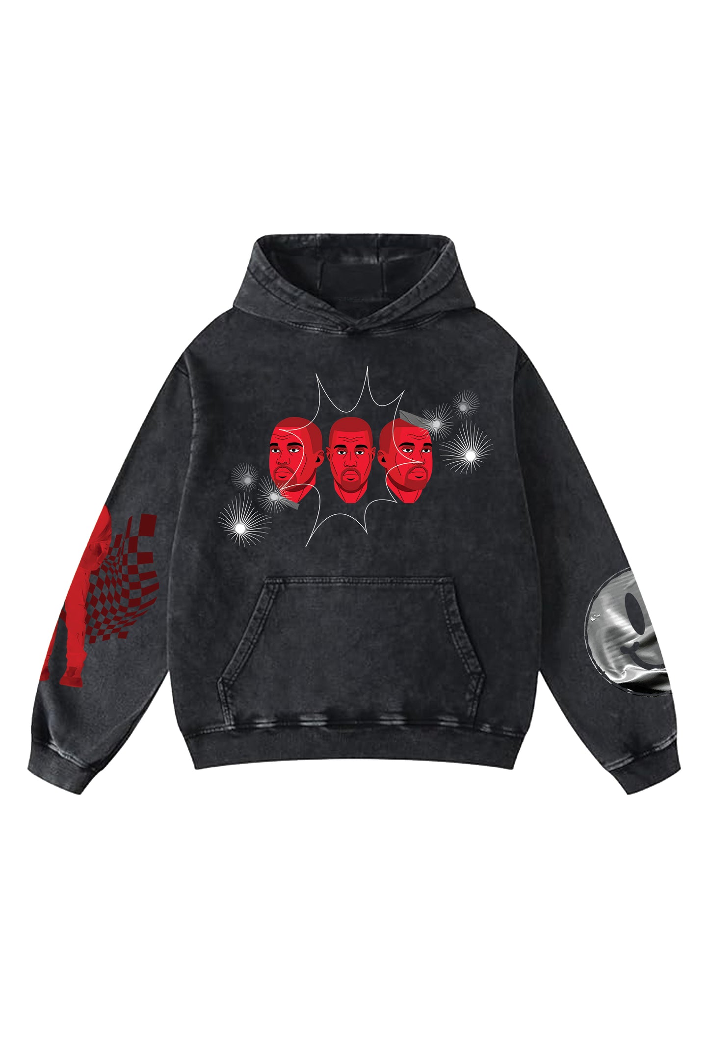 Yeezus Designed Oversized Hoodie