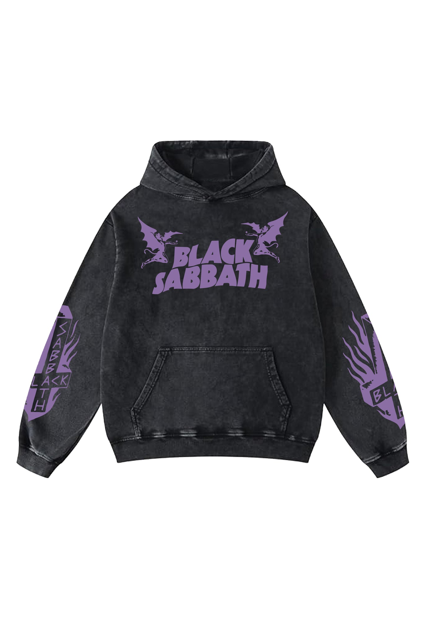 Black Sabbath Designed Oversized Hoodie