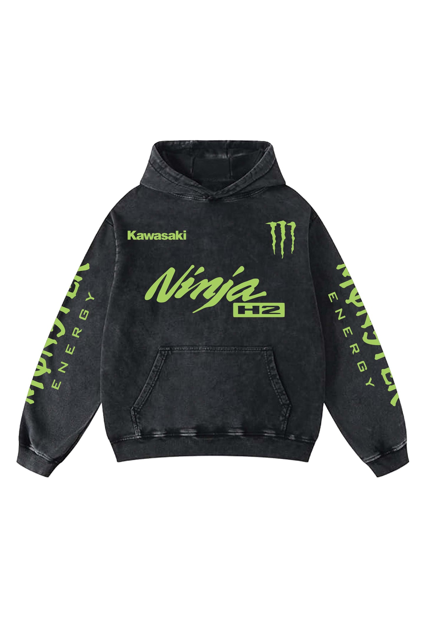 Kawasaki Designed Oversized Hoodie