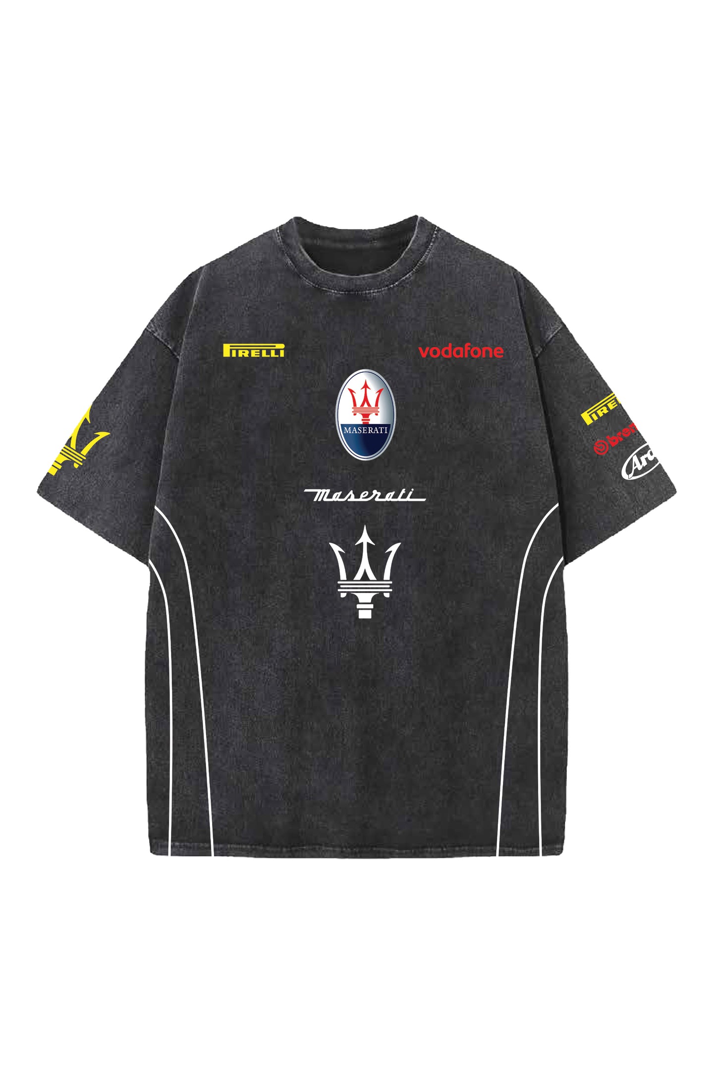 Maserati Designed Premium Heavyweight Oversized T-shirt