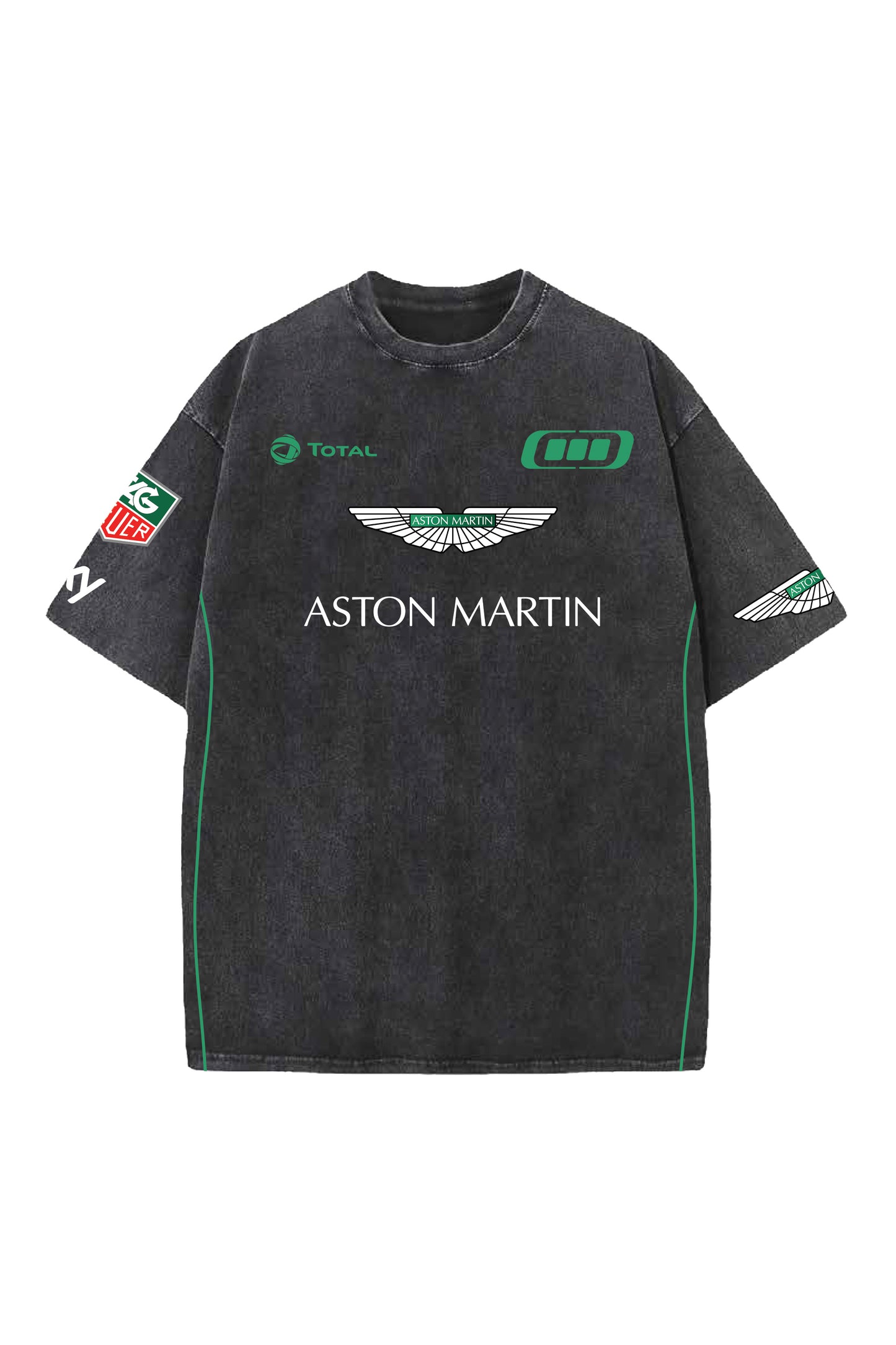 Aston Martin Designed Premium Heavyweight Oversized T-shirt