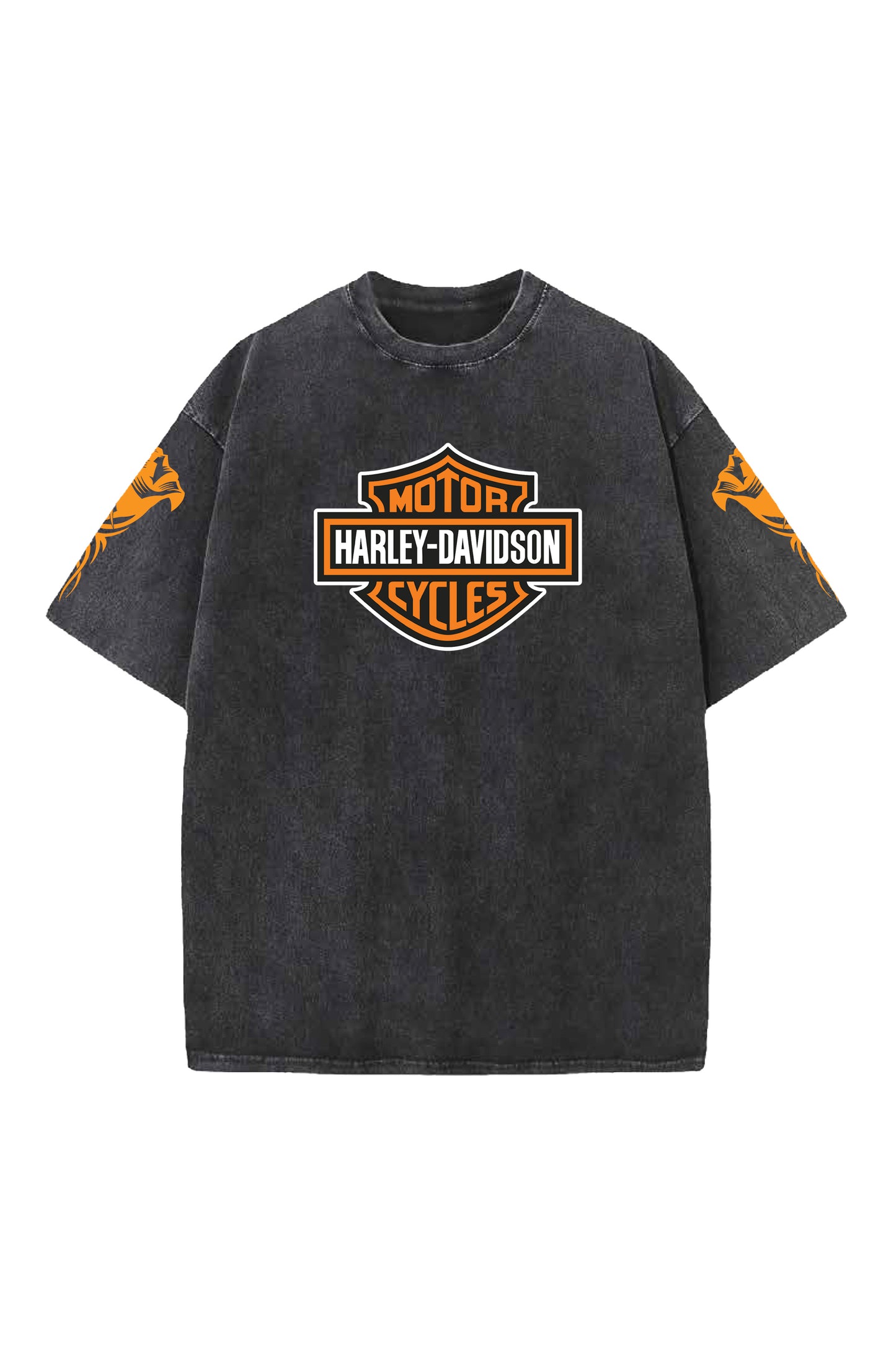 Harley Davidson Designed Premium Heavyweight Oversized T-shirt