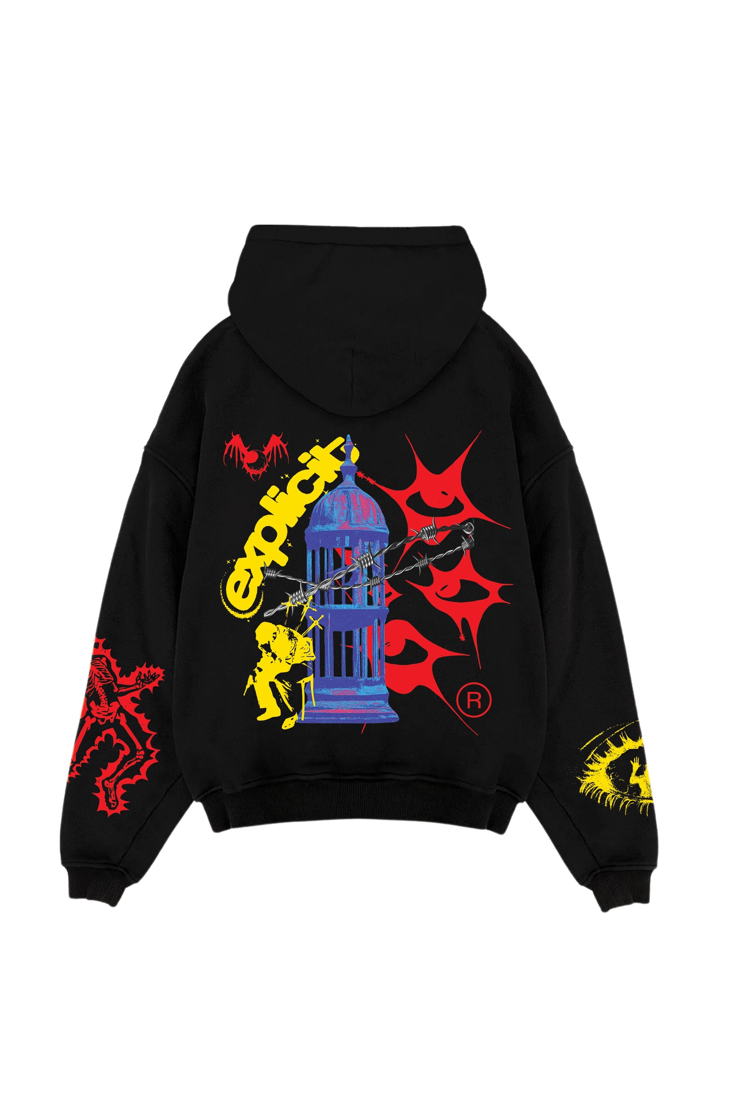 Soul Rebel Designed Oversized Hoodie