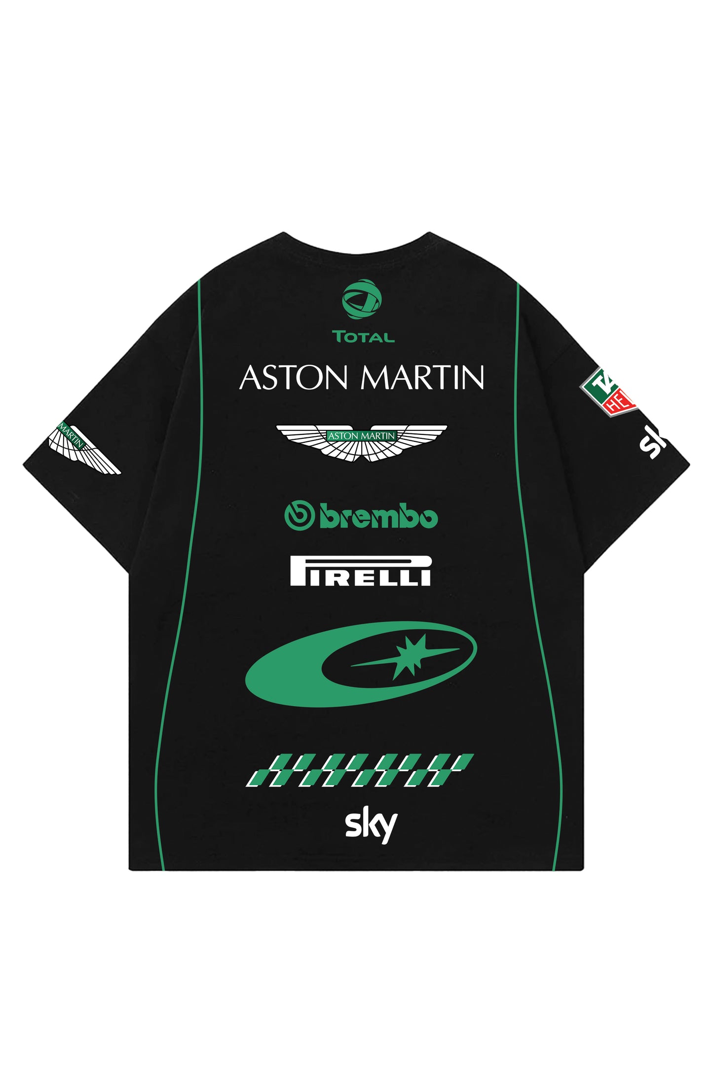 Aston Martin Designed Premium Heavyweight Oversized T-shirt