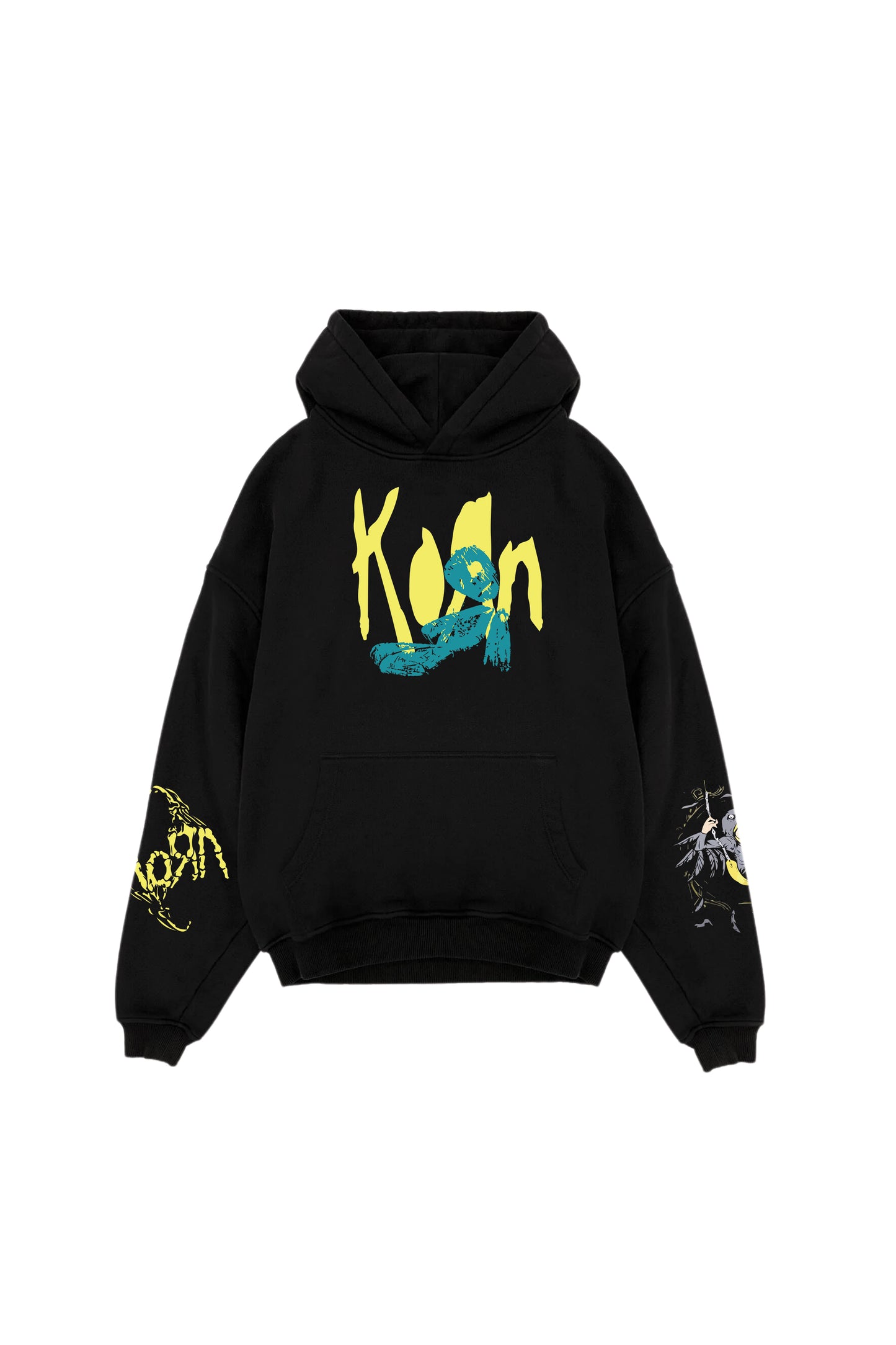 Korn Designed Oversized Hoodie