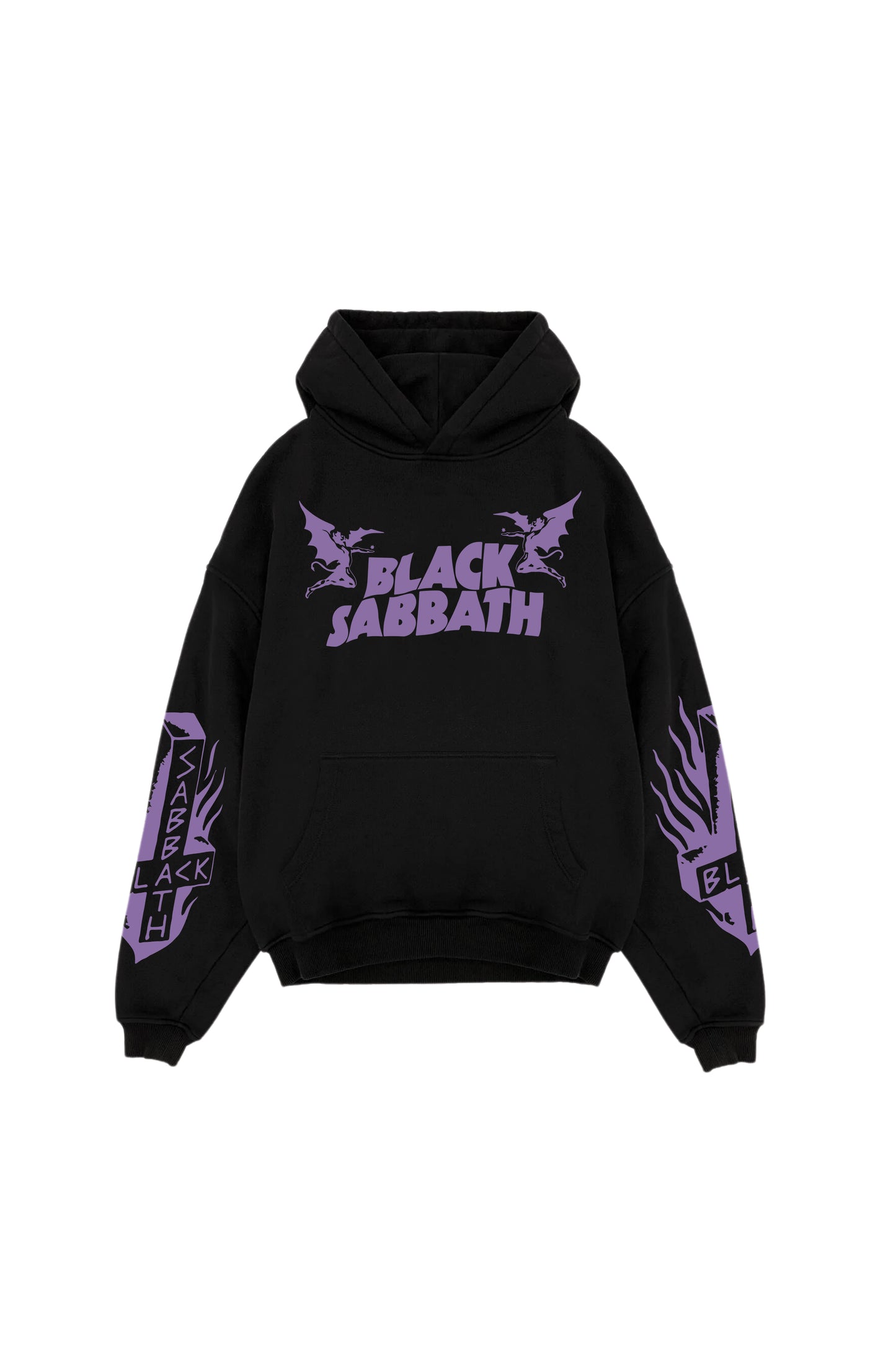 Black Sabbath Designed Oversized Hoodie