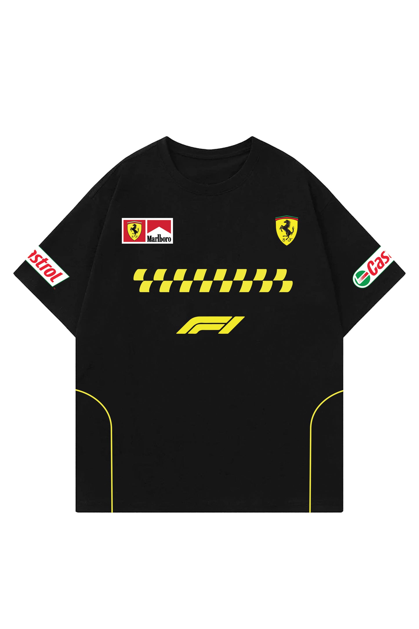 Ferrari Designed Premium Heavyweight Oversized T-shirt