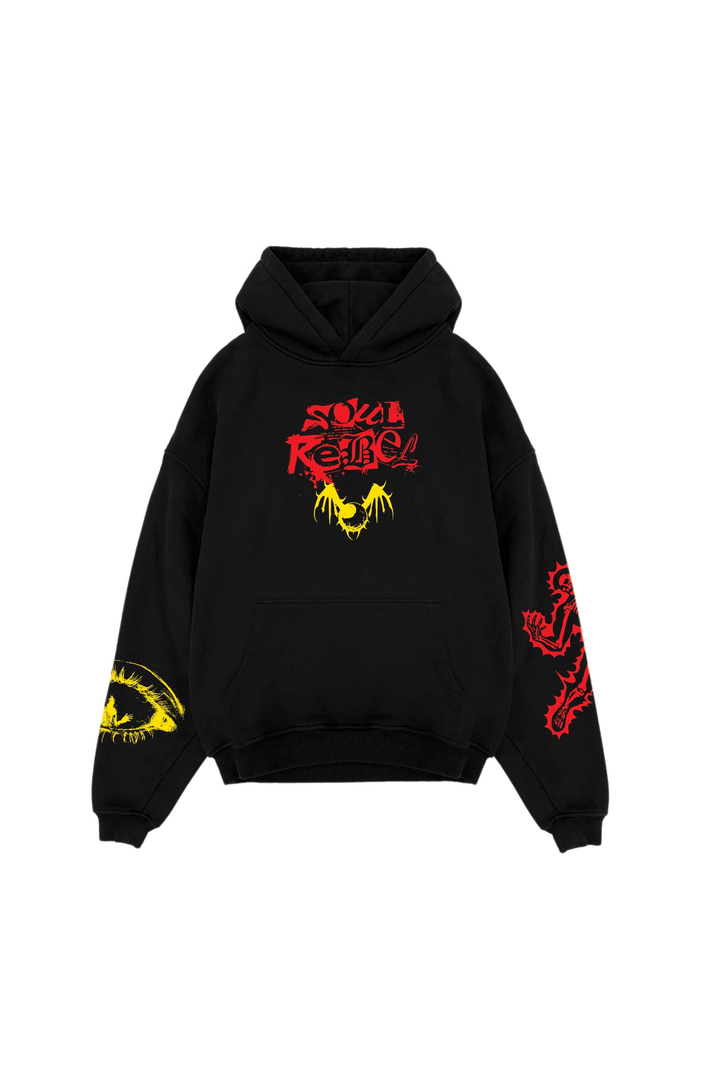 Soul Rebel Designed Oversized Hoodie