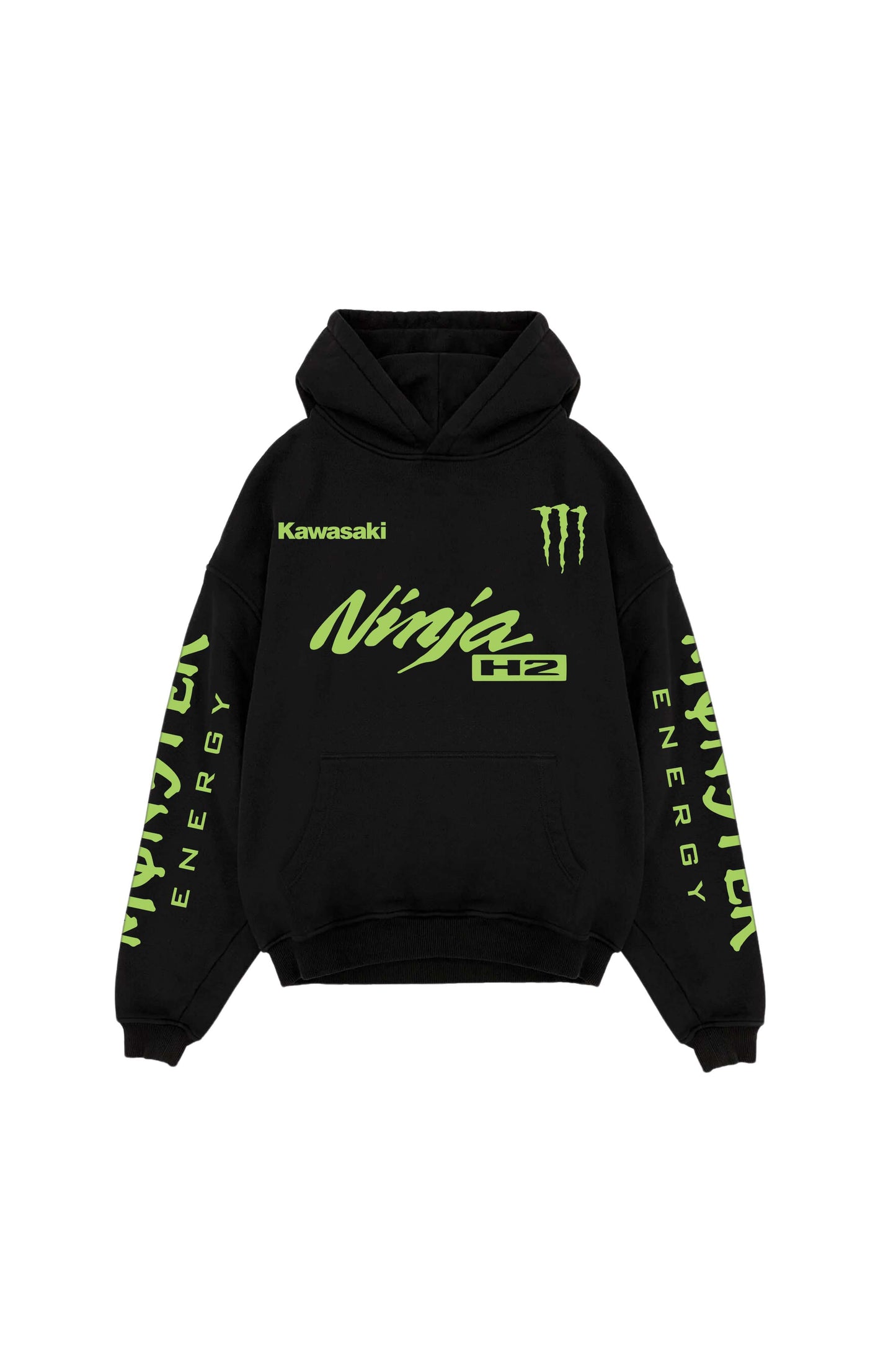 Kawasaki Designed Oversized Hoodie