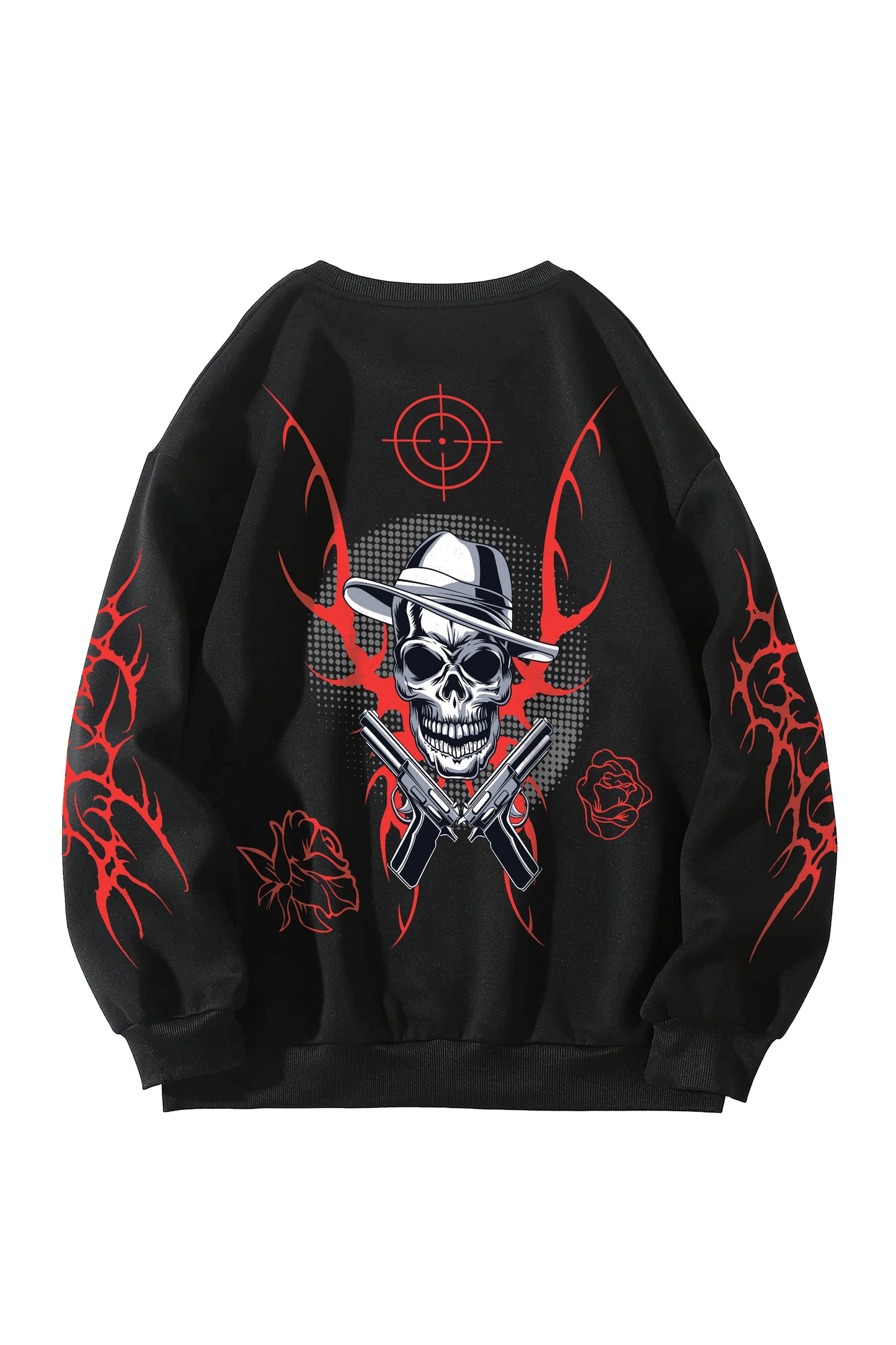 GunsNRoses Designed Oversized Sweatshirt