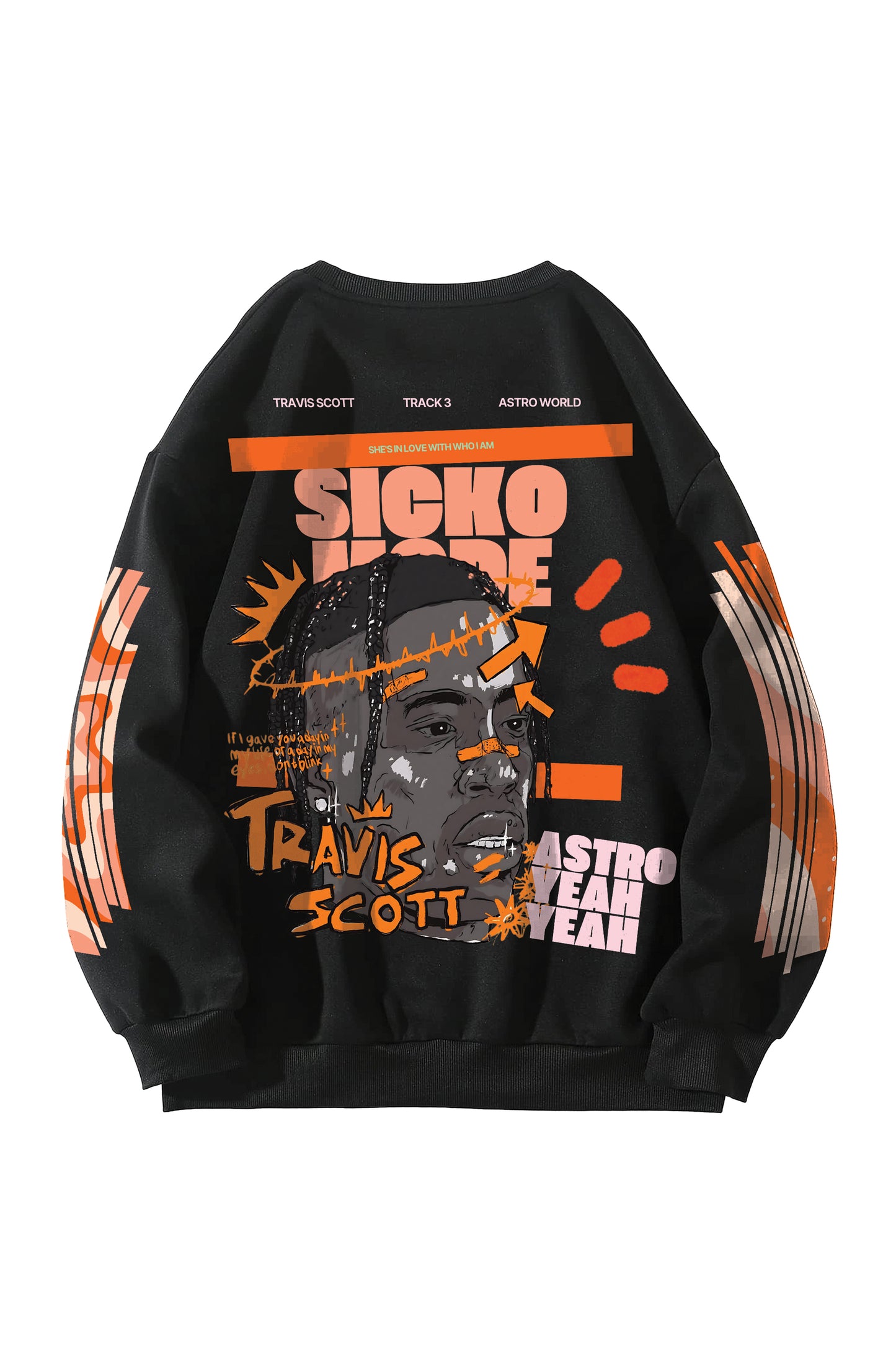 Travis Scott Designed Oversized Sweatshirt