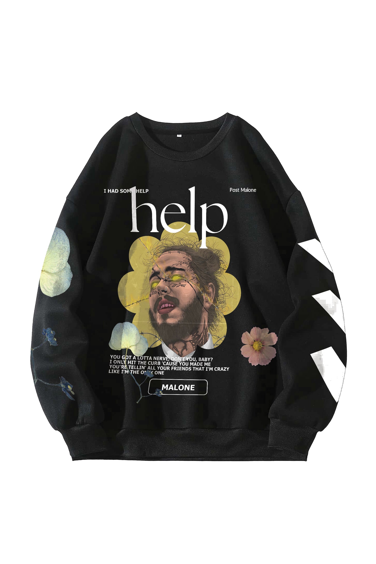 Post Malone Designed Oversized Sweatshirt