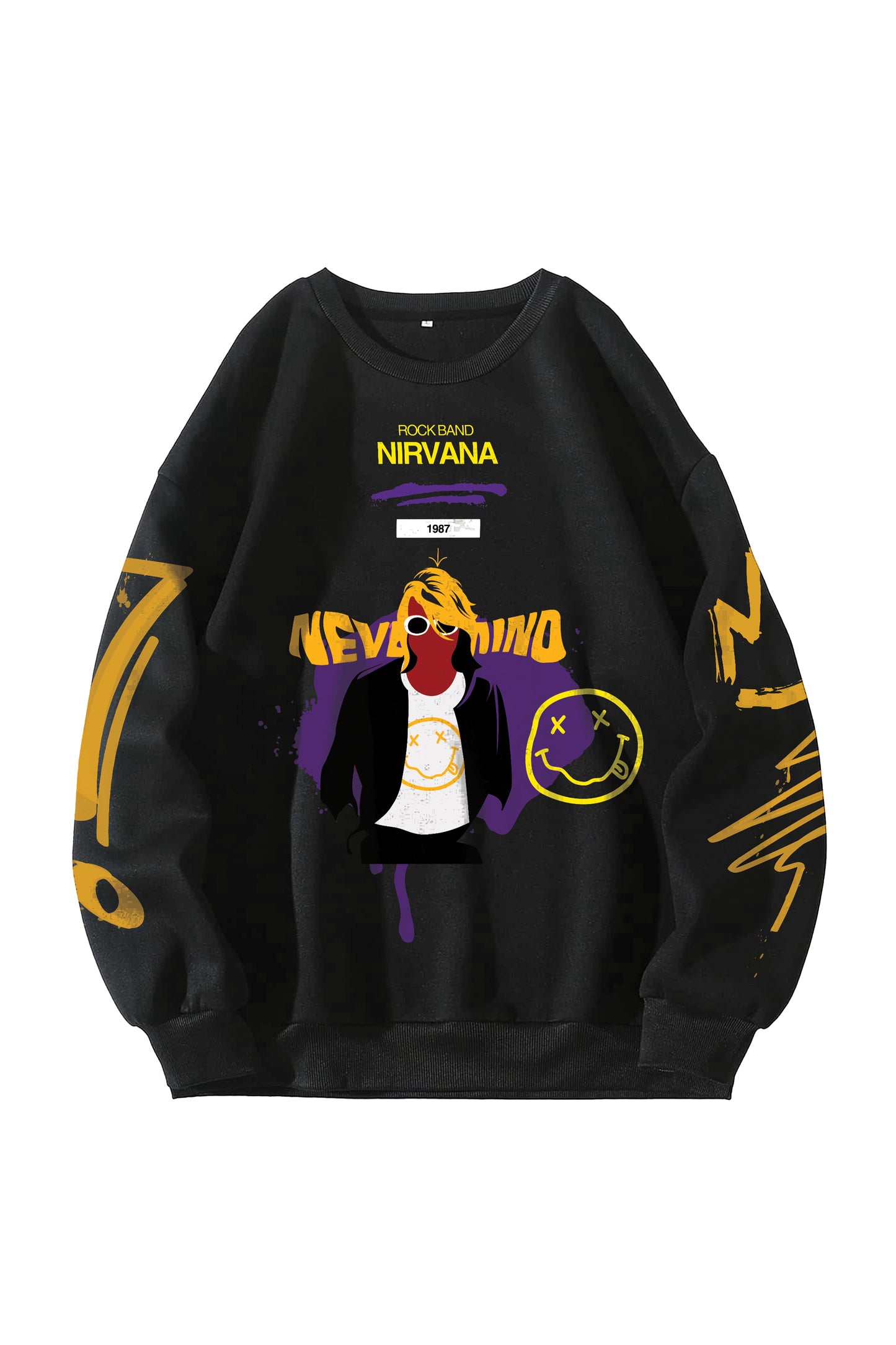 Nirvana Designed Oversized Sweatshirt