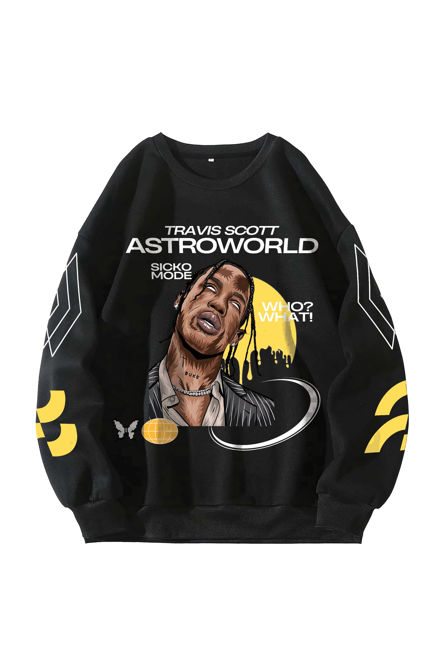 Travis Scott Astroworld Designed Oversized Sweatshirt