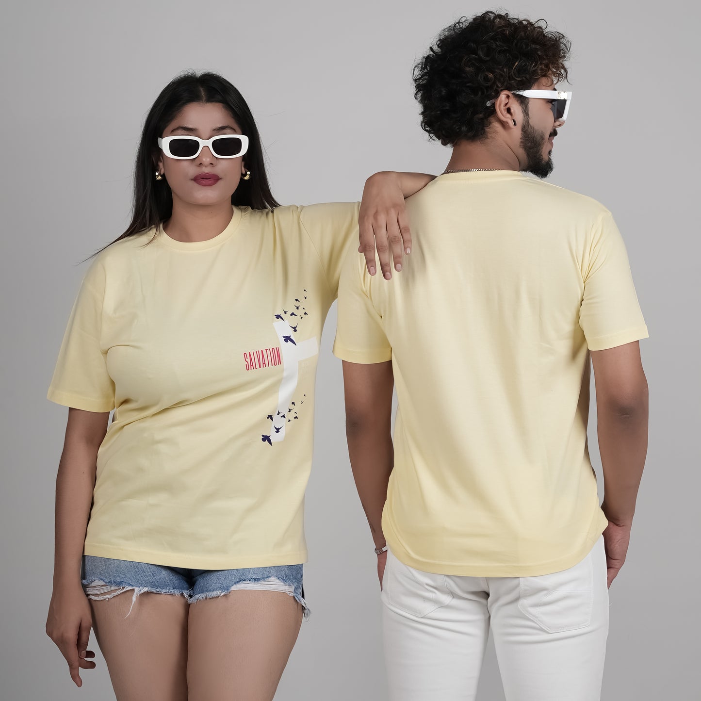 Salvation in Yellow T-Shirt