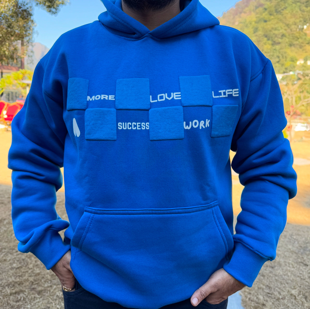 BLUE LIFE PREMIUM HEAVYWEIGHT HOODIE