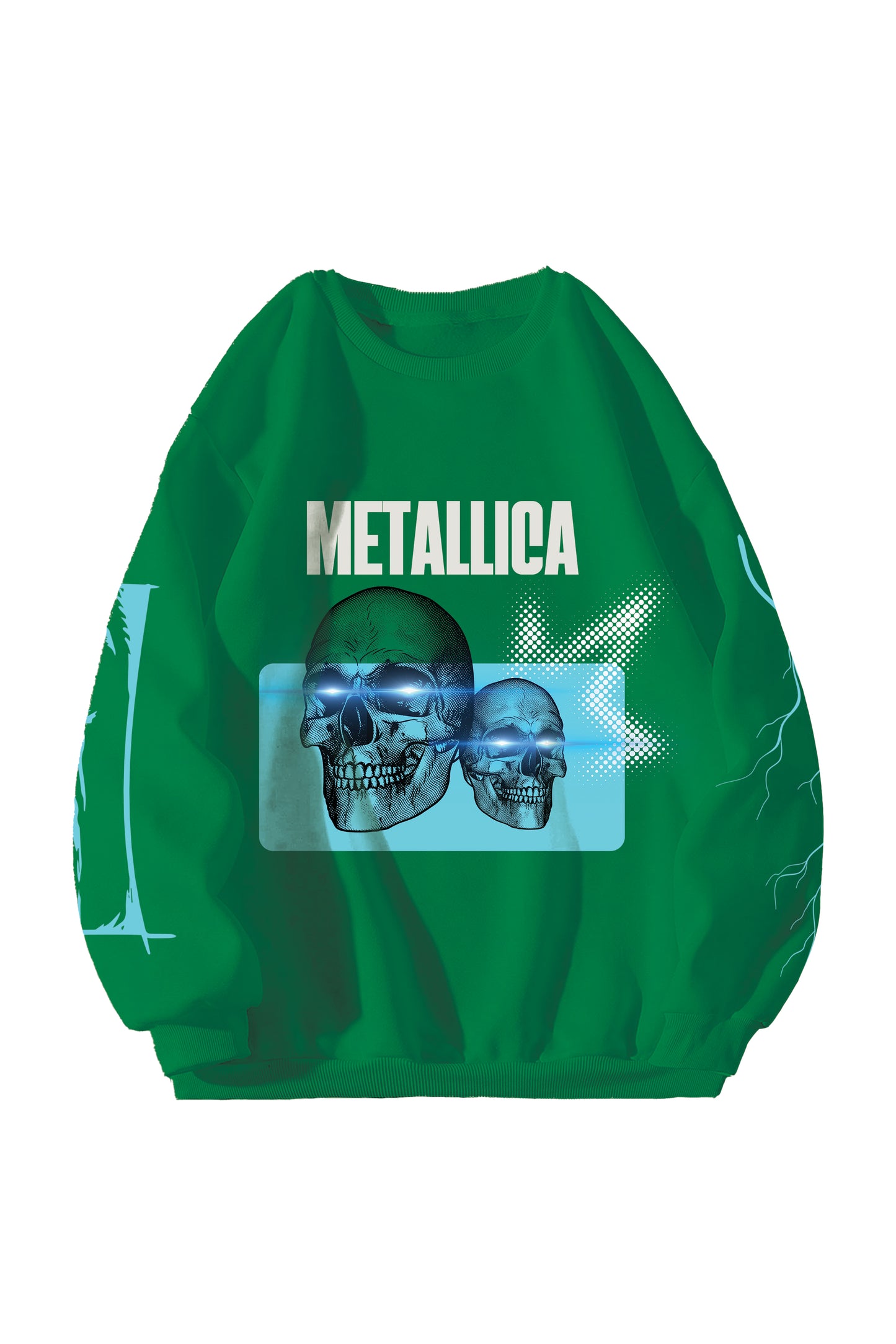 Metallica Designed Oversized Sweatshirt