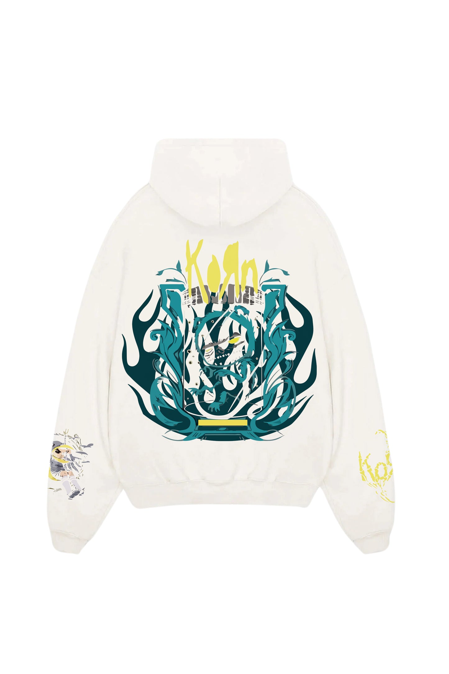 Korn Designed Oversized Hoodie