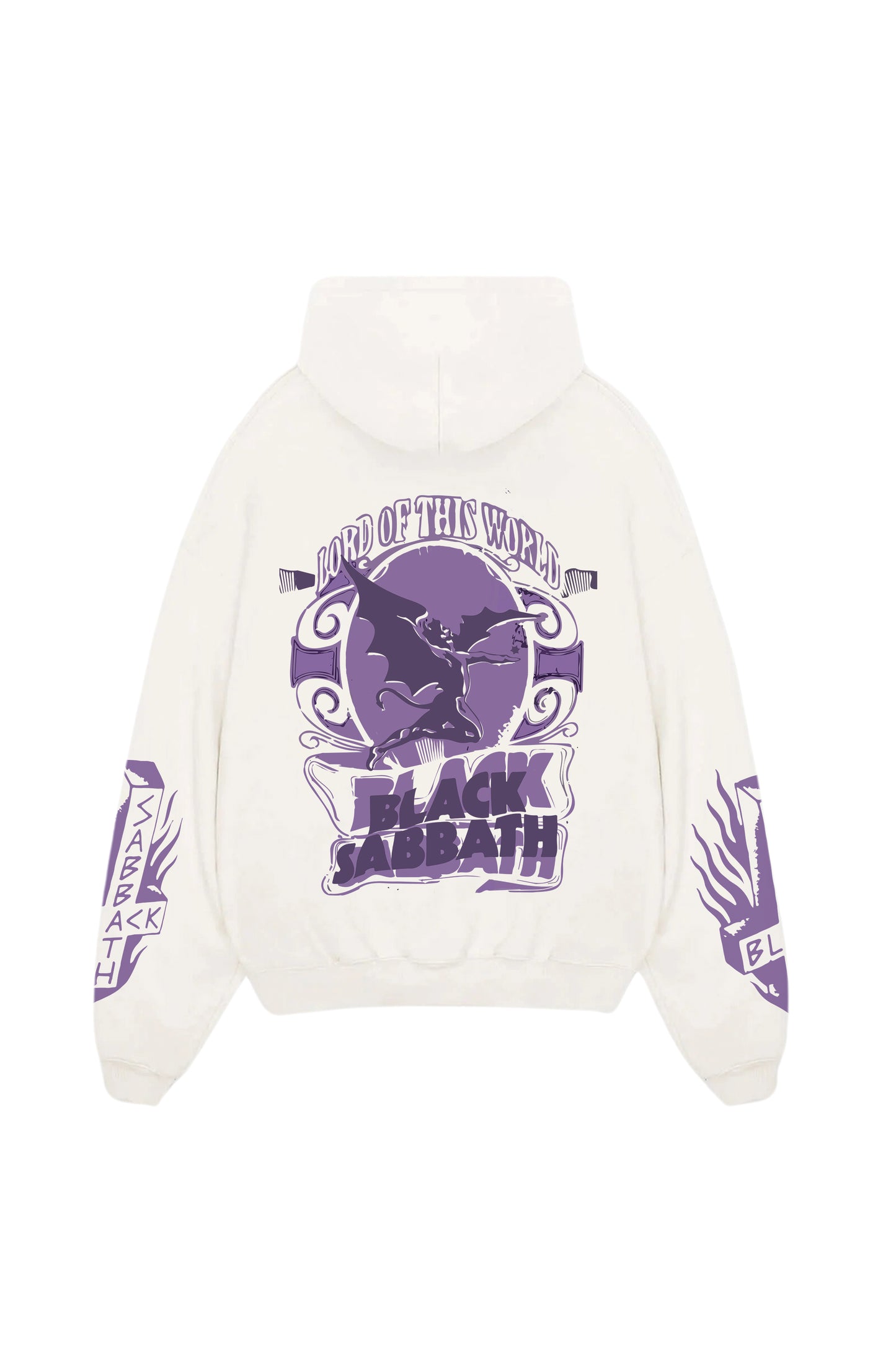 Black Sabbath Designed Oversized Hoodie