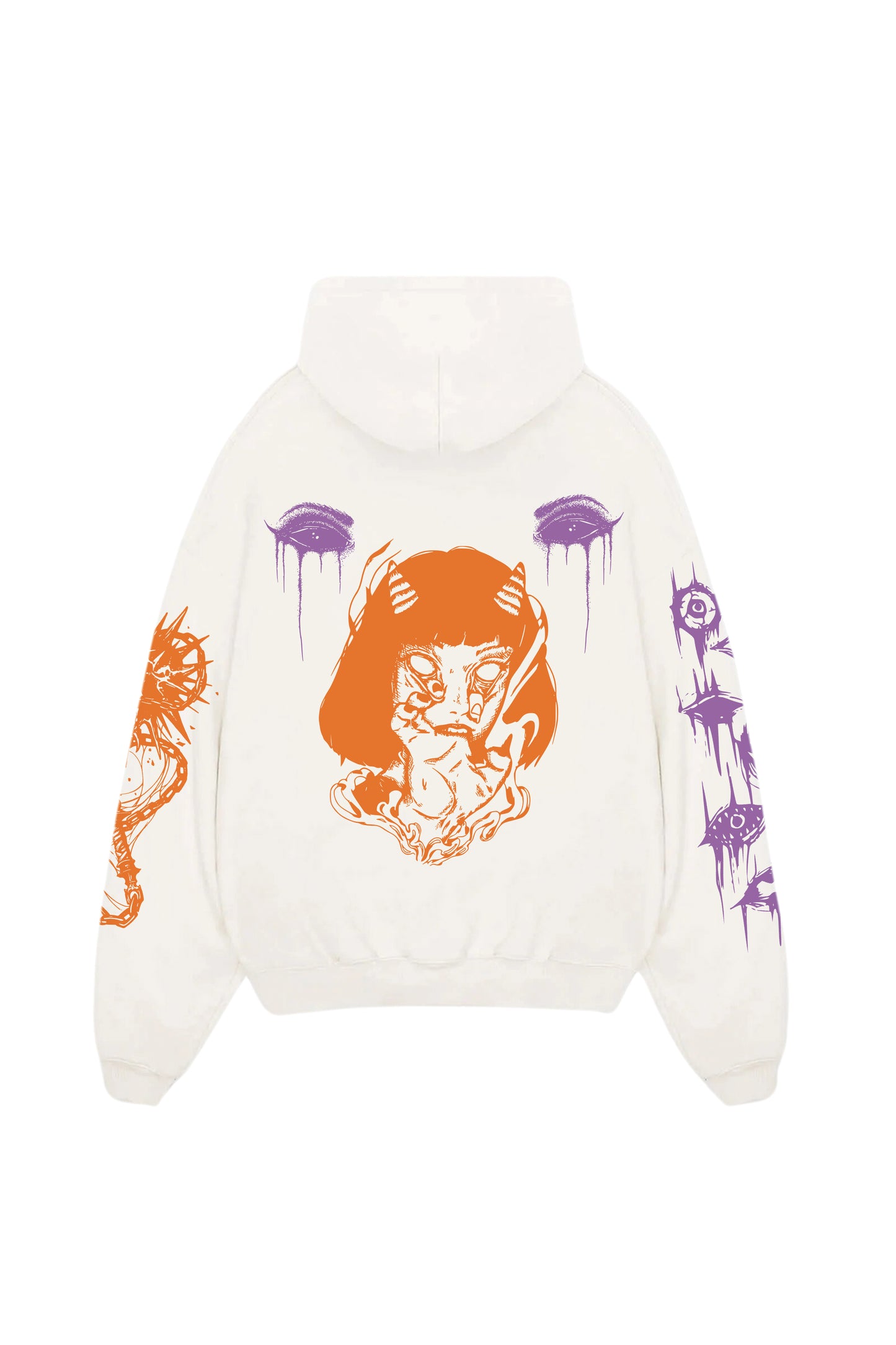 Lost But Entangled Designed Oversized Hoodie