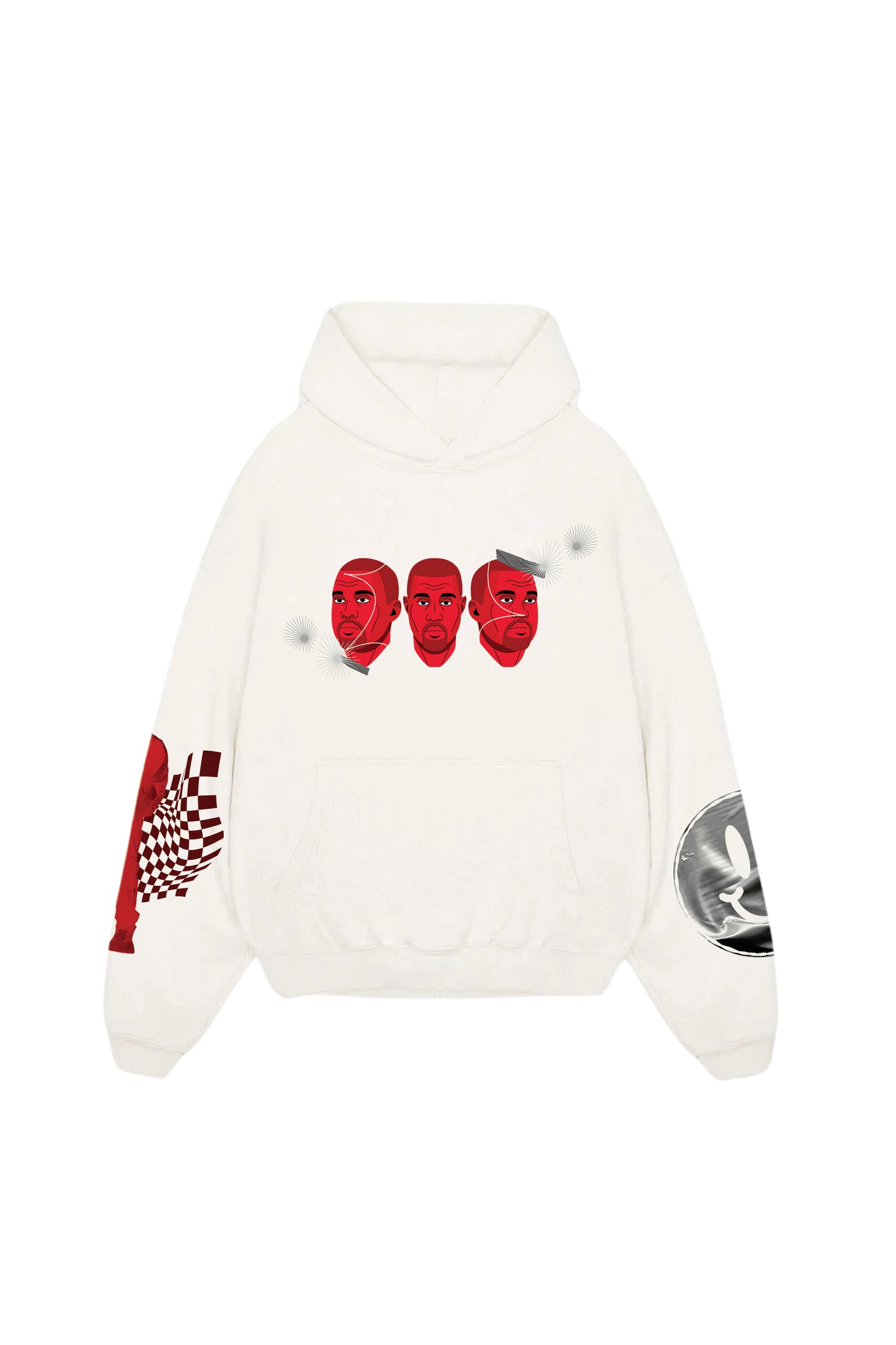 Yeezus Designed Oversized Hoodie