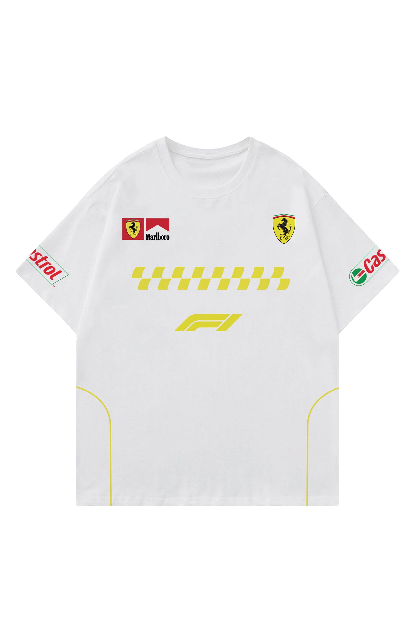 Ferrari Designed Premium Heavyweight Oversized T-shirt