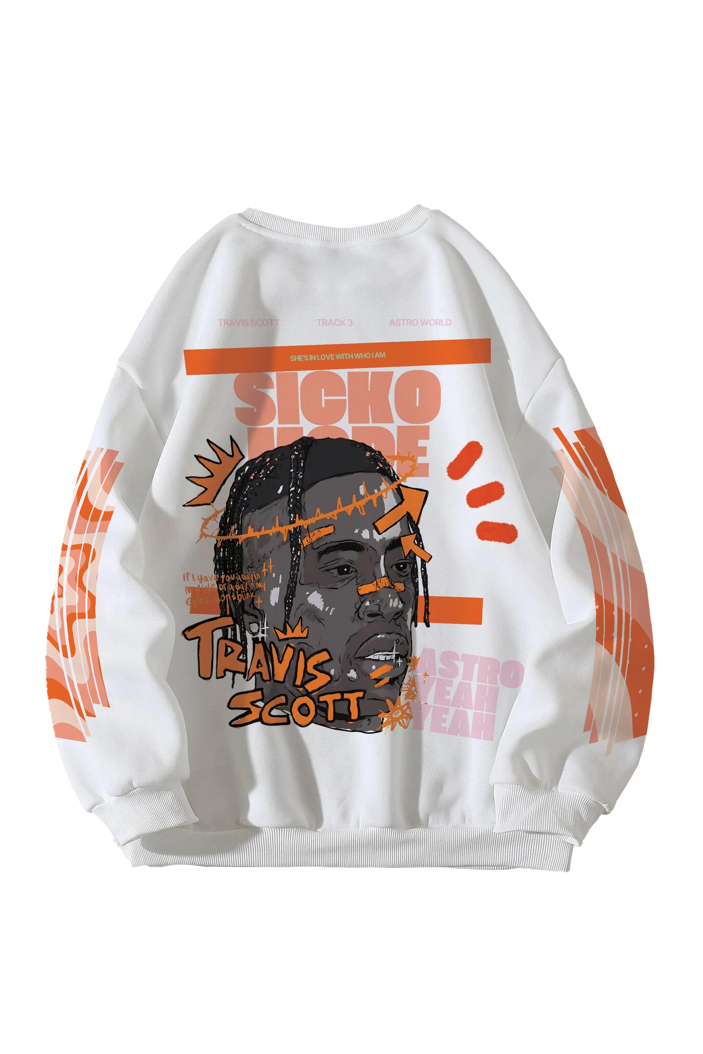 Travis Scott Designed Oversized Sweatshirt