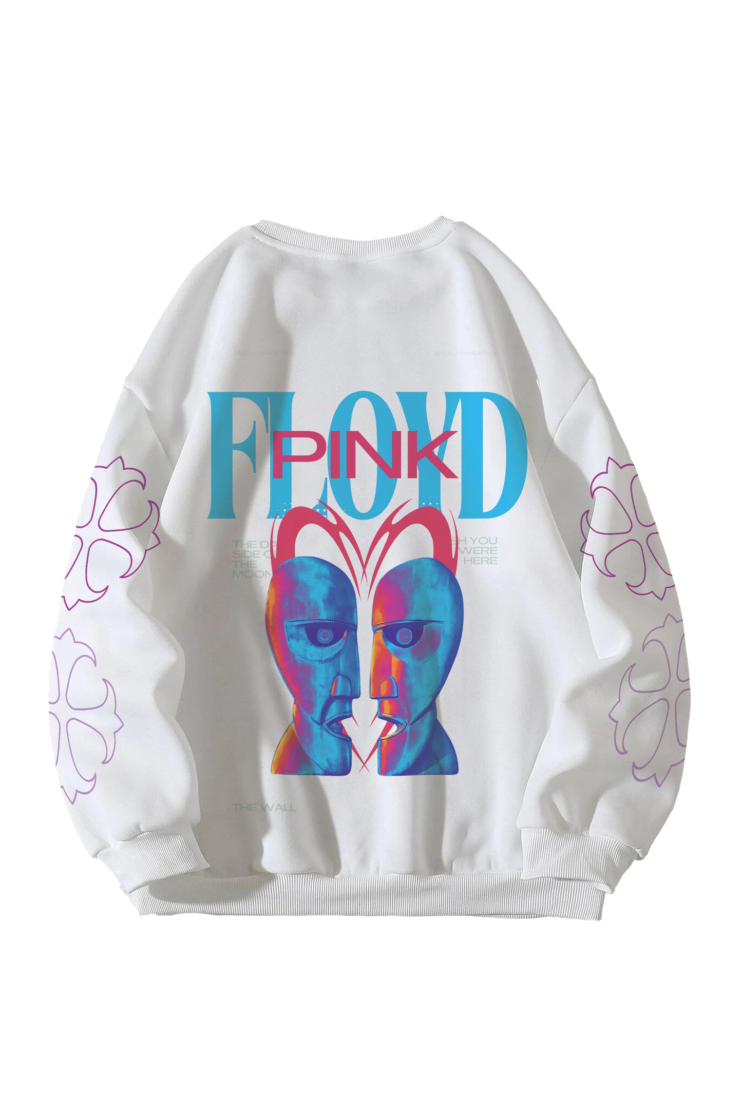 Pink Floyd Designed Oversized Sweatshirt