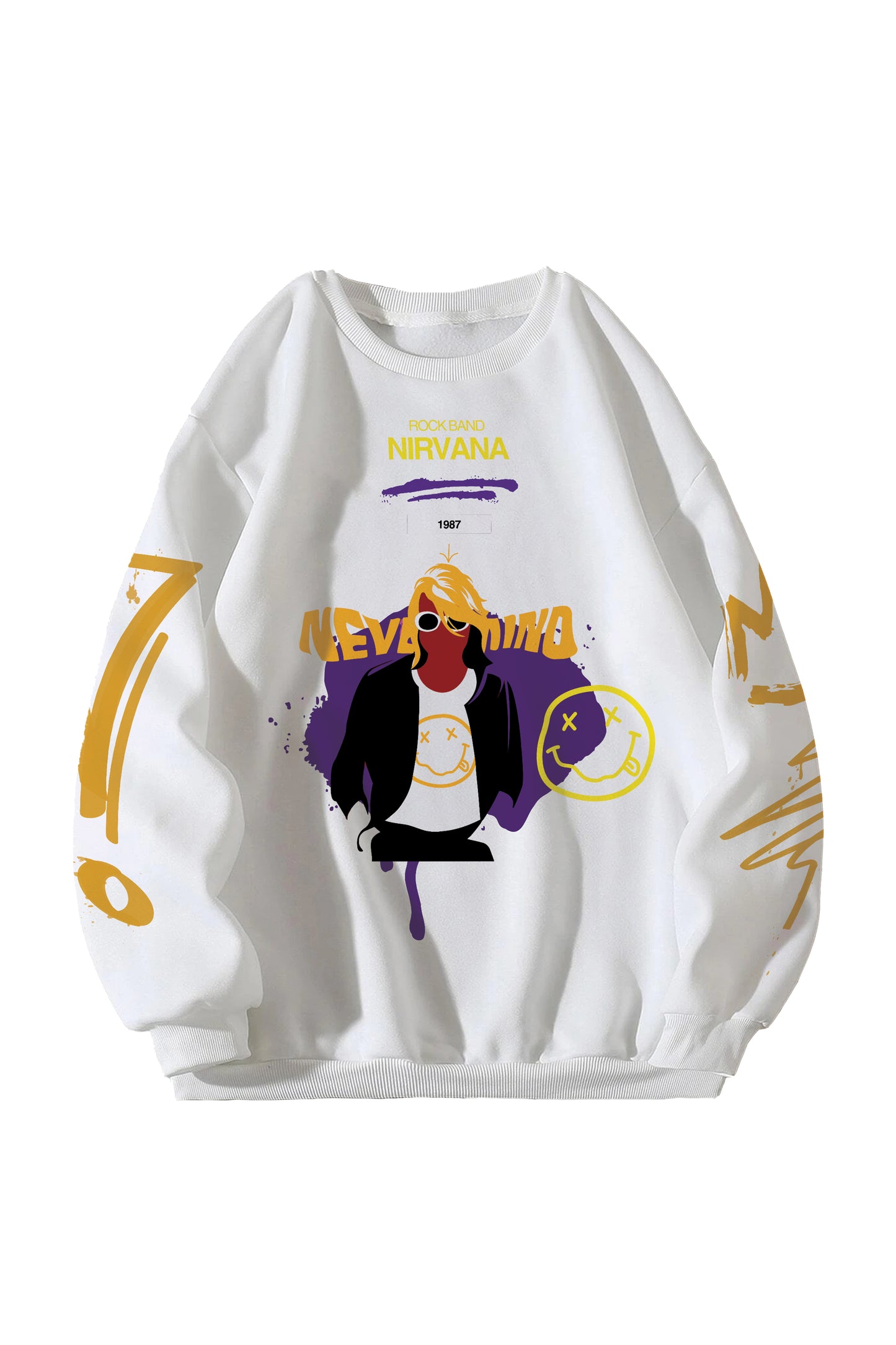 Nirvana Designed Oversized Sweatshirt